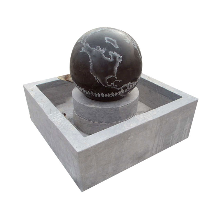 Air mancur batu-prinsip rotasi bola Feng Shui