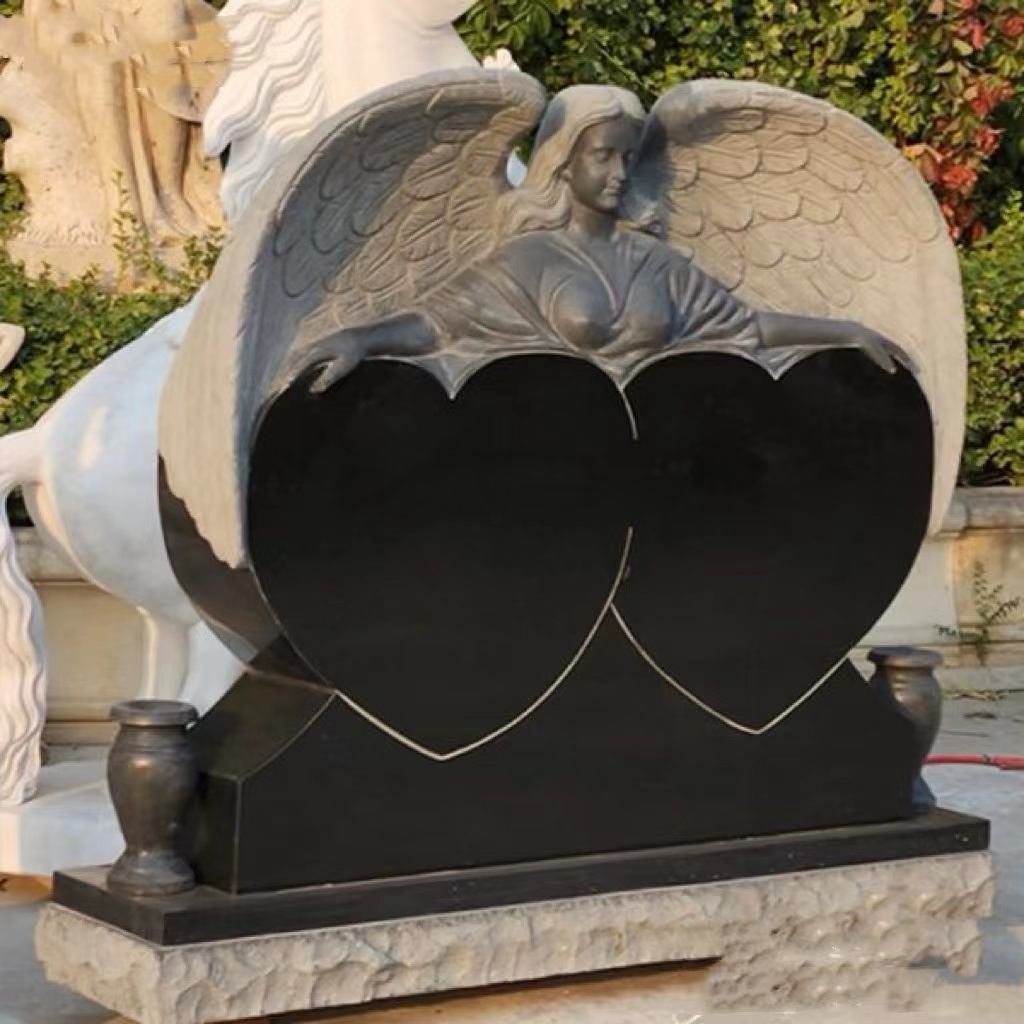 Batu Nisan Hati Ganda Malaikat Penjaga