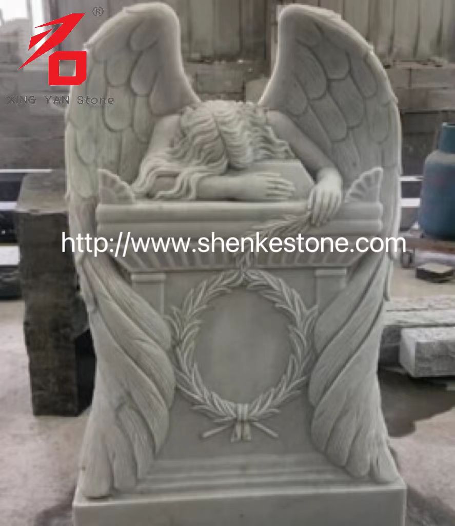 Beli Patung Malaik Malaik Marmer Marmer Putih dari Pabrik Haobo