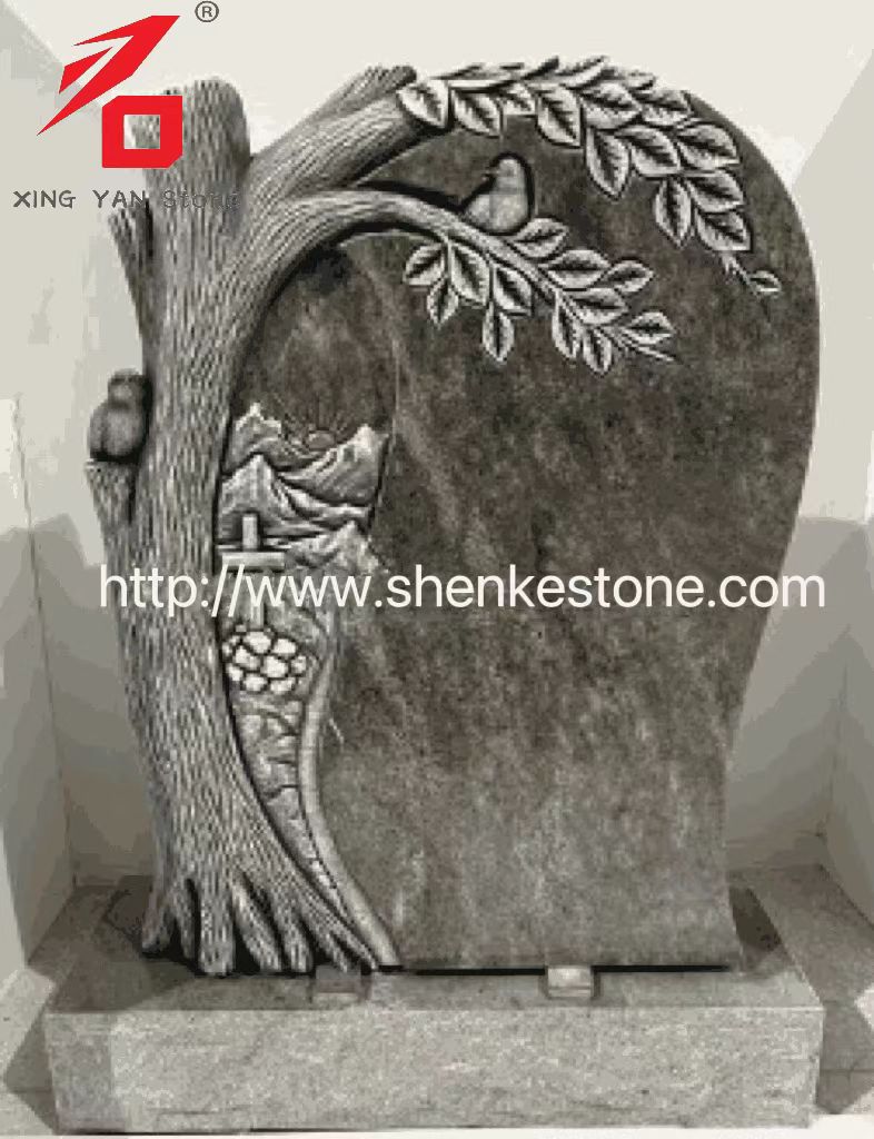 China Xingyan - Tree Shadow Preukving Art Tombstone