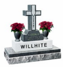 China Xingyan Cross Shaped Art Tombstone