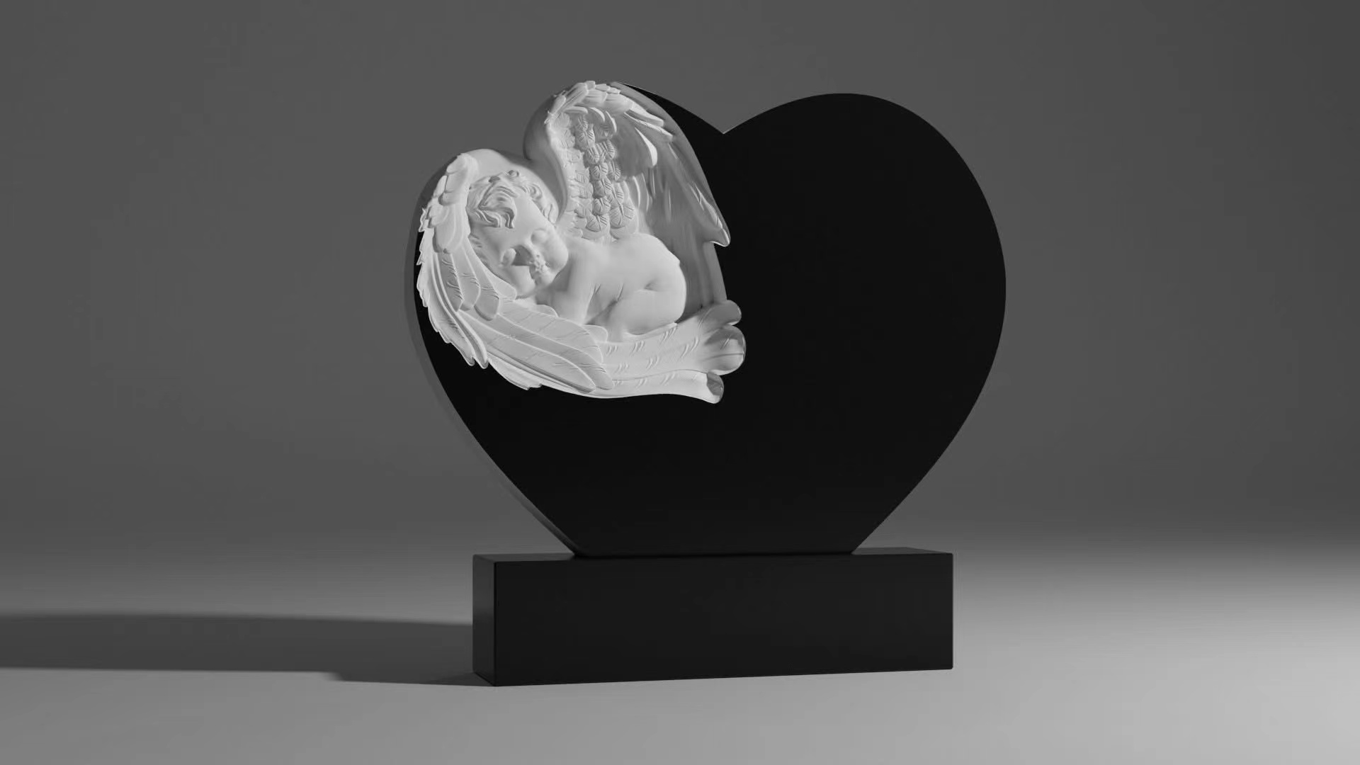 Gaya Rusia Xingyan Cina Love Guardian Angel Art Tombstone