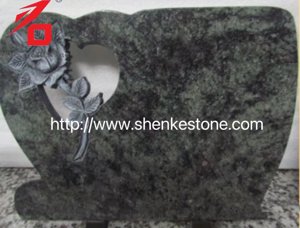 Plakat Memorial Rose Green Granit Berkualitas Tinggi