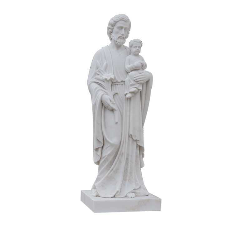 Saint Joseph Dengan Patung Marmer Bayi